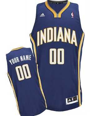 Men & Youth Customized Indiana Pacers Navy Blue Jersey